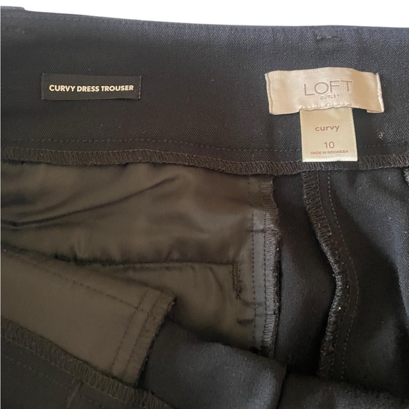 LOFT NWOT Classic Black Pants - Picture 2 of 14